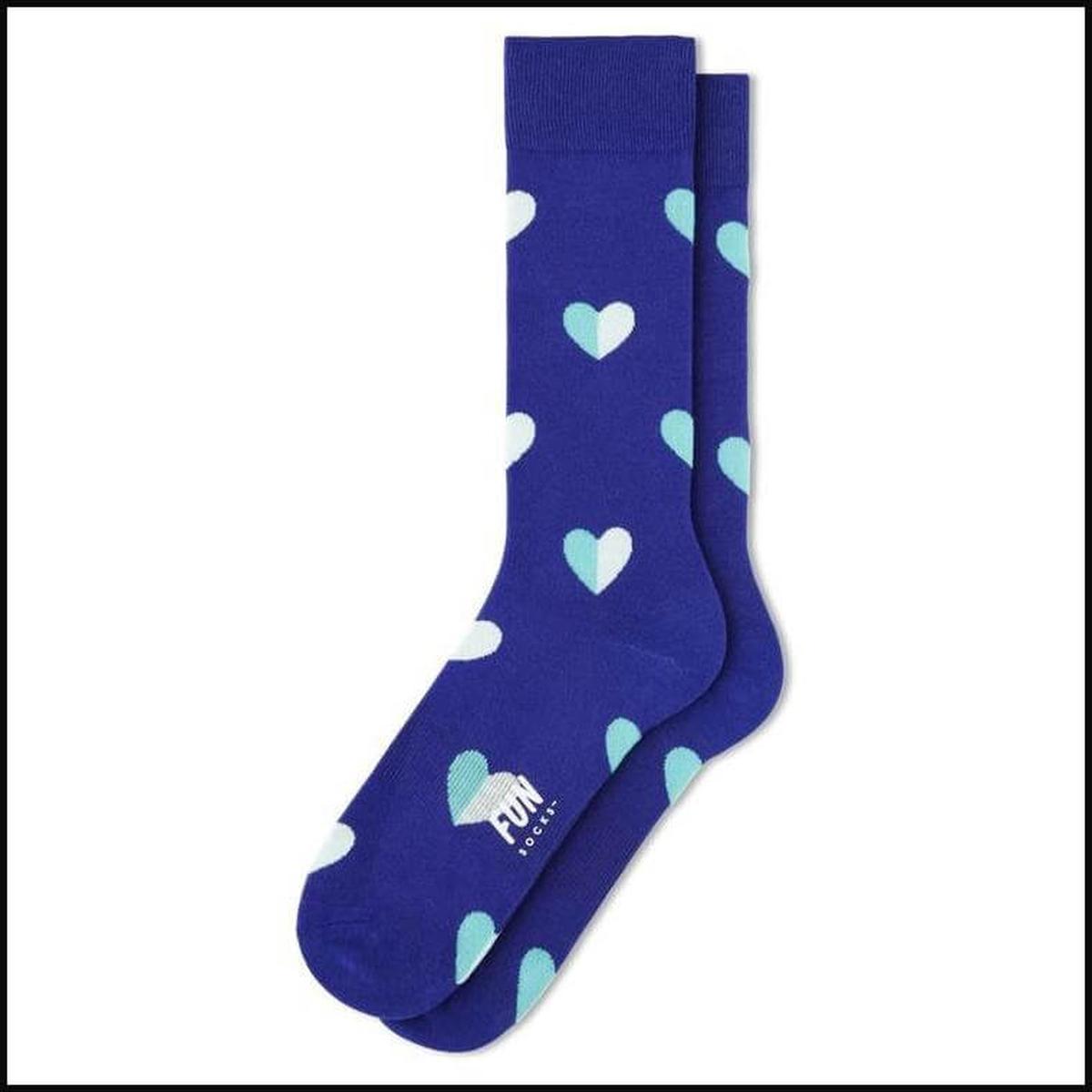 Purple Heart Crew Fun Socks - That Guy's Secret