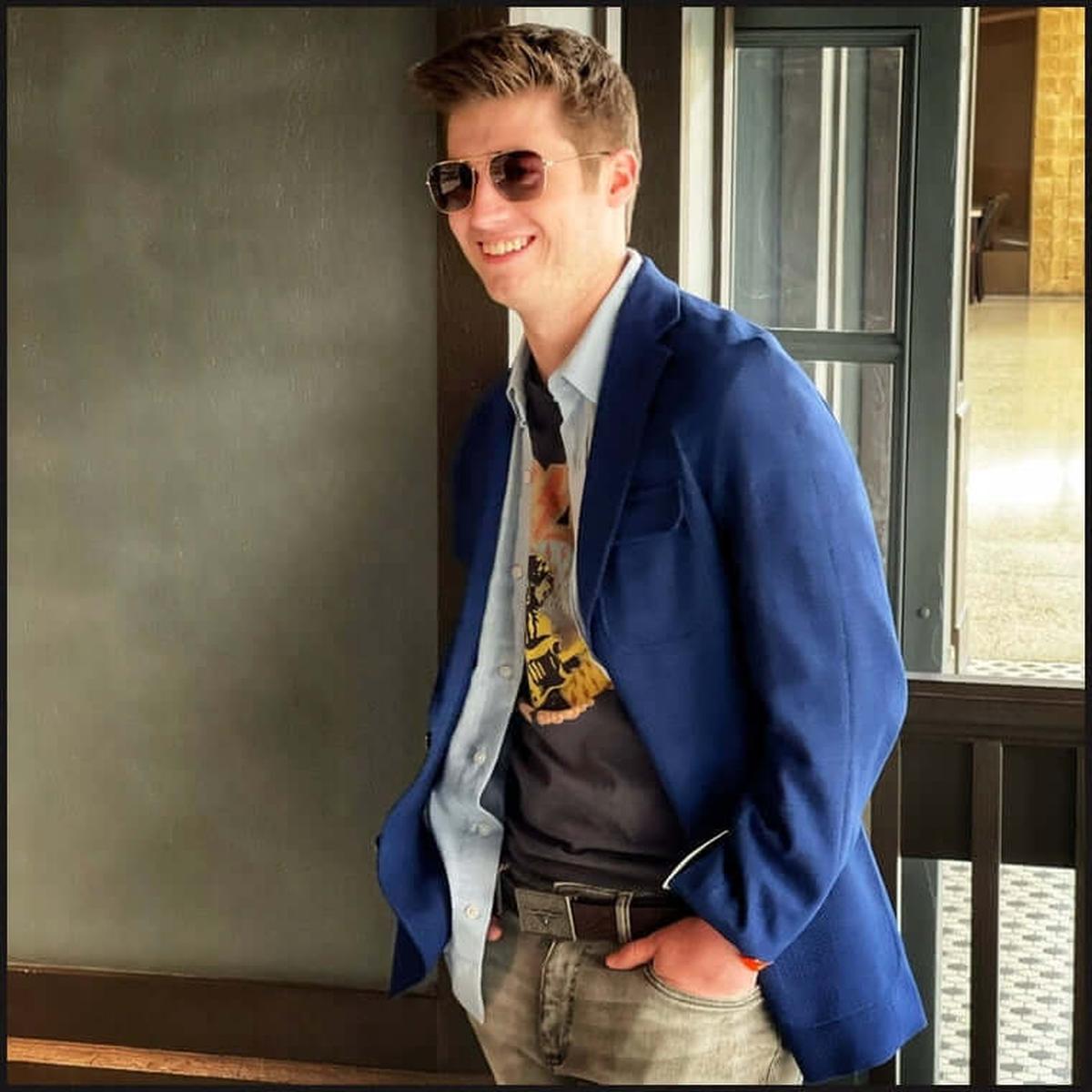 Royal Blue Pocketed Sports Coat - That Guy's Secret