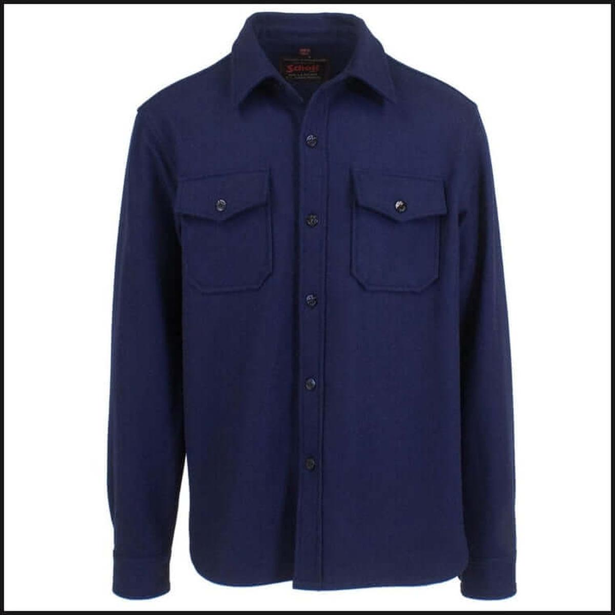 Schott Men's CPO Wool Shirt - That Guy's Secret