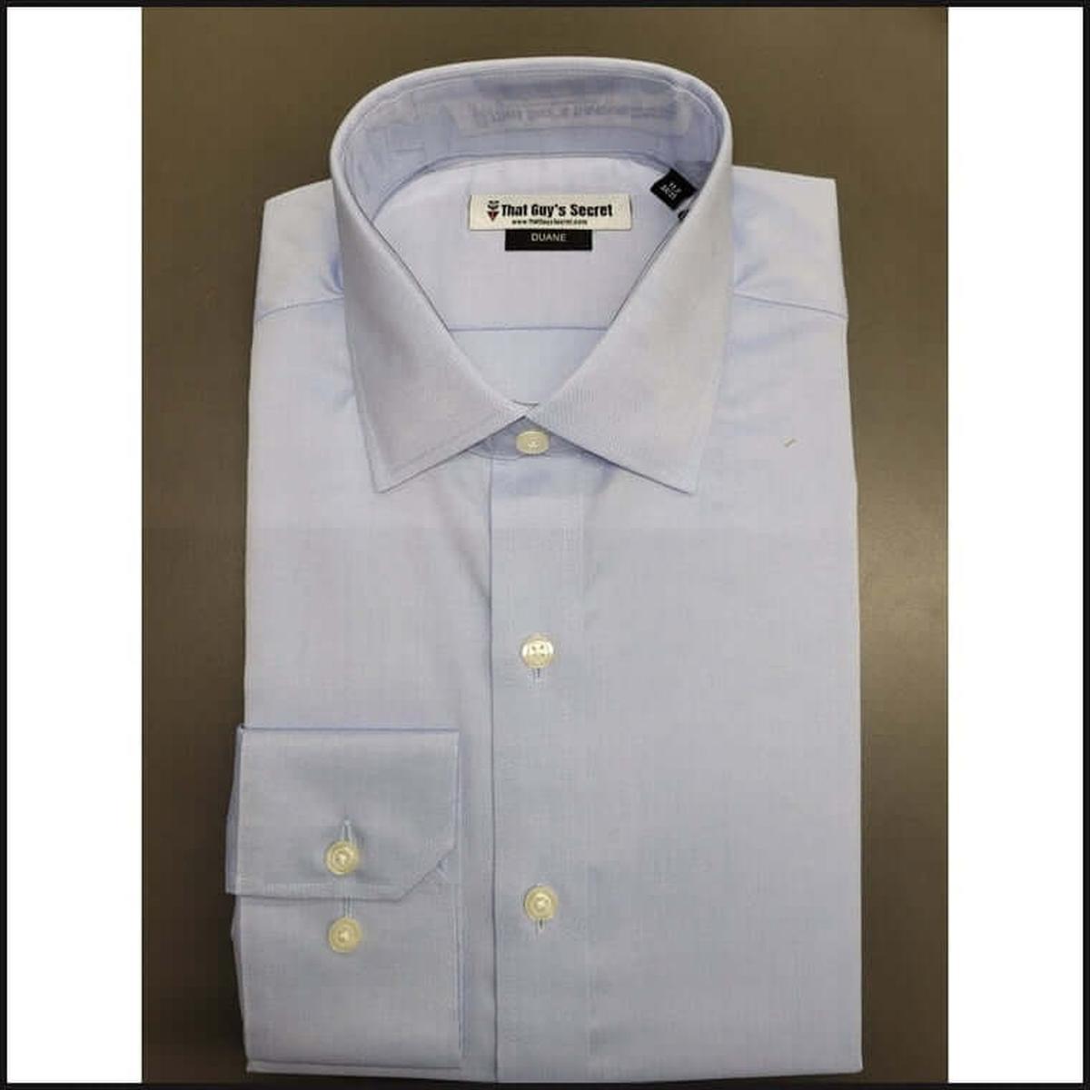 Wrinkle-Resistant Light Blue Oxford - That Guy's Secret