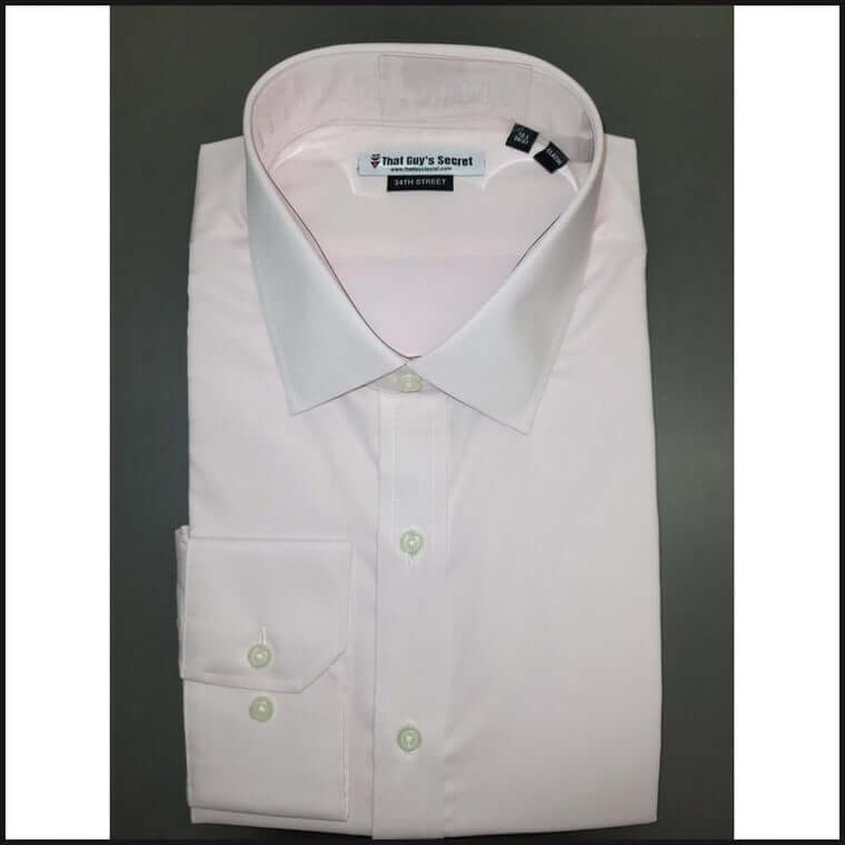 Wrinkle-Resistant Light Pink Twill - That Guy's Secret