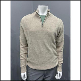 1/4 Zip Mock Sweater-1/4 Zip-That Guy's Secret
