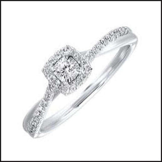 14K White Gold Diamond 1/4 ctw Round Ring-Ring-That Guy's Secret