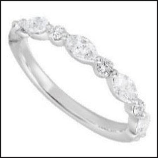 14K White Gold Lab Grown Matching Wedding Band for ARGO1620-Ring-That Guy's Secret