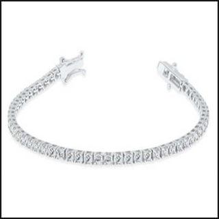 14K White Gold Tennis Lab Grown Bracelet 3ctw-bracelet-That Guy's Secret