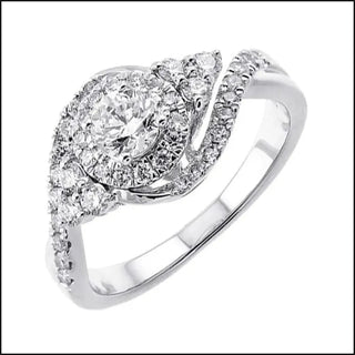 14KT White Gold 7/8ctw Diamond Ring - That Guy's Secret