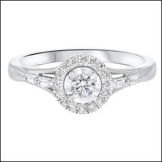 14KW Micro Prong Diamond Ring 1/3CTW-Ring-That Guy's Secret