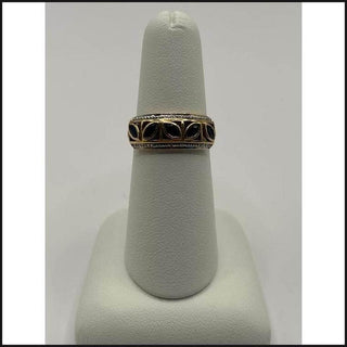 14k two tone sapphire band-Ring-That Guy's Secret