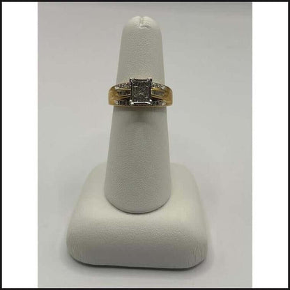 14ktt 1-2ctw PC-bag-round diamond engagement ring-Ring-That Guy's Secret