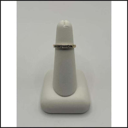 14kw 1-3ctw PC 9 stone diamond channel set band-Ring-That Guy's Secret