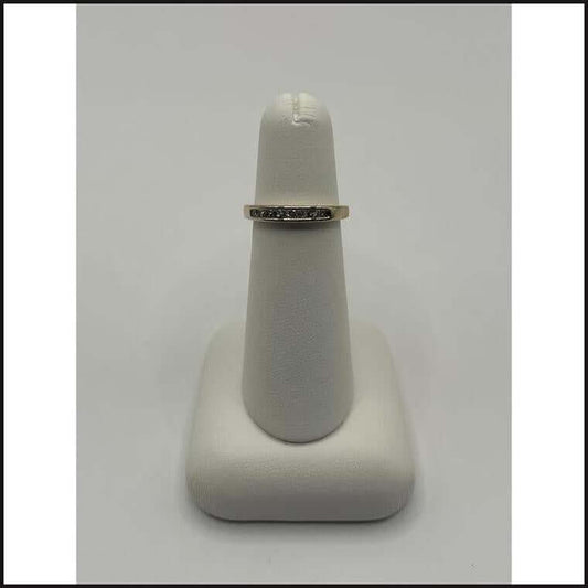14kw 1-3ctw PC 9 stone diamond channel set band-Ring-That Guy's Secret