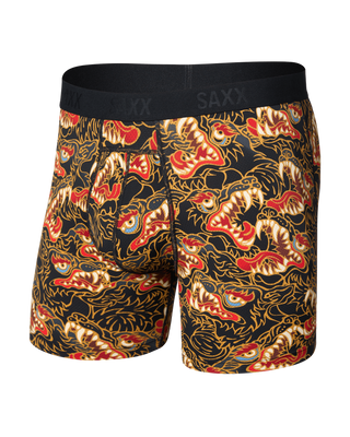 SAXX Smooth Flex Light Compression Boxer Brief - Howl-Black