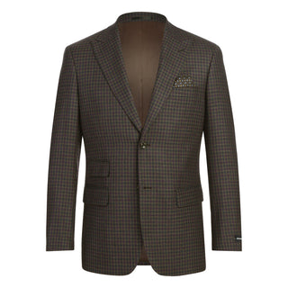 Purple Brown New Slim Fit Wool Sport Coat