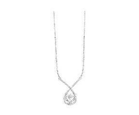 14kw 1/4ctw diamond fashion pendant