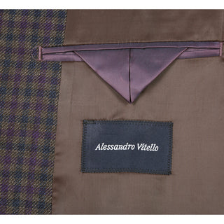 Purple Brown New Slim Fit Wool Sport Coat