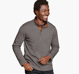 Westcott Quarter-Snap Pullover in Gray