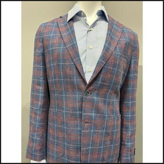 Aegean & Rose Box Plaid Blazere-Blazer-That Guy's Secret
