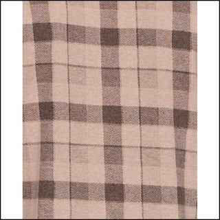 Altoona LS Western Hero Knit Flannel - Taupe/Brown