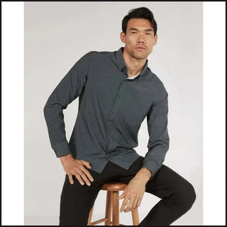Axton Long Sleeve Shirt-Button Down Shirt-That Guy's Secret