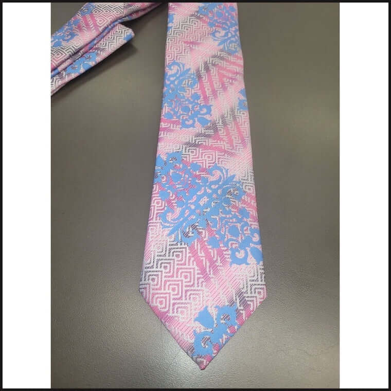 Barcelona Patterned Microfiber Neck Ties - That Guy's Secret
