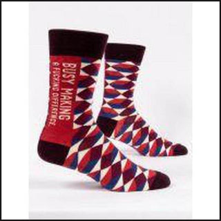 Blue Q Men's Crew Socks (Assorted) - That Guy's Secret