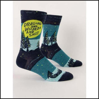 Blue Q Men's Crew Socks (Assorted) - That Guy's Secret