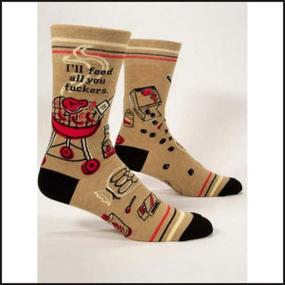 Blue Q Men's Crew Socks (Assorted) - That Guy's Secret