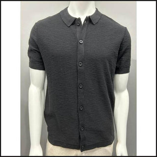 Brennan Short Sleeve Button Down Sweater-Short Sleeve Button Down-That Guy's Secret