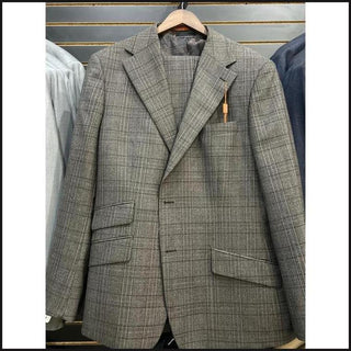 Brown Plaid Suit-Suits-That Guy's Secret