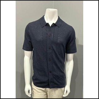 Caden Knit Button Down Sweater-Short Sleeve Button Down-That Guy's Secret
