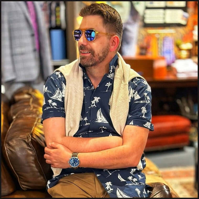 Camp Collar Sportshirt-Button-Down Shirt-That Guy's Secret
