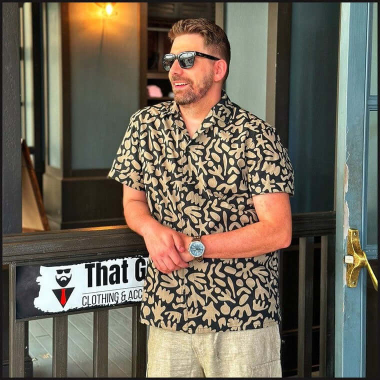 Camp Collar Sportshirt-Button-Down Shirt-That Guy's Secret