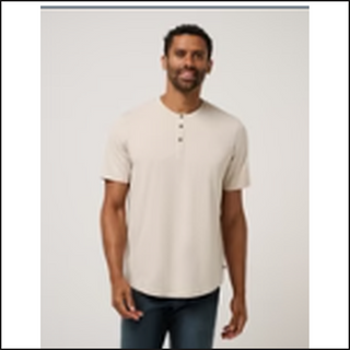 Cloud Henley Tee - That Guy's Secret