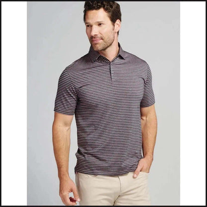 Cloud Lightweight Polo Brookline Stripe - That Guy's Secret