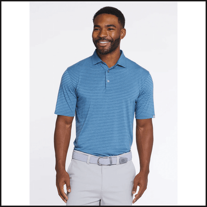 Cloud Lightweight Polo Brookline Stripe - That Guy's Secret