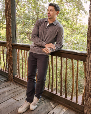 Clutch 5-Pocket Stretch Terry Pant - Charcoal