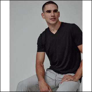 Core™ V-Neck Tee - Black