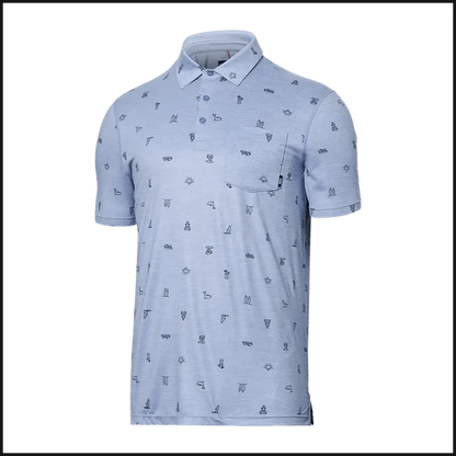 DropTemp™ All Day Cooling Short Sleeve Polo-Polo Shirt-That Guy's Secret