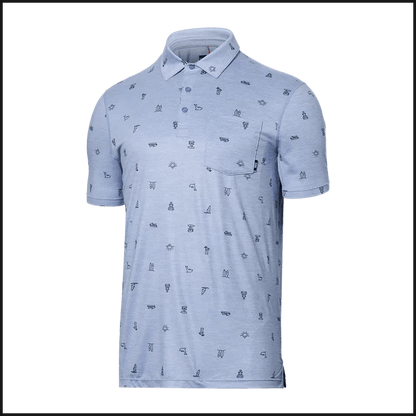 DropTemp™ All Day Cooling Short Sleeve Polo-Polo Shirt-That Guy's Secret