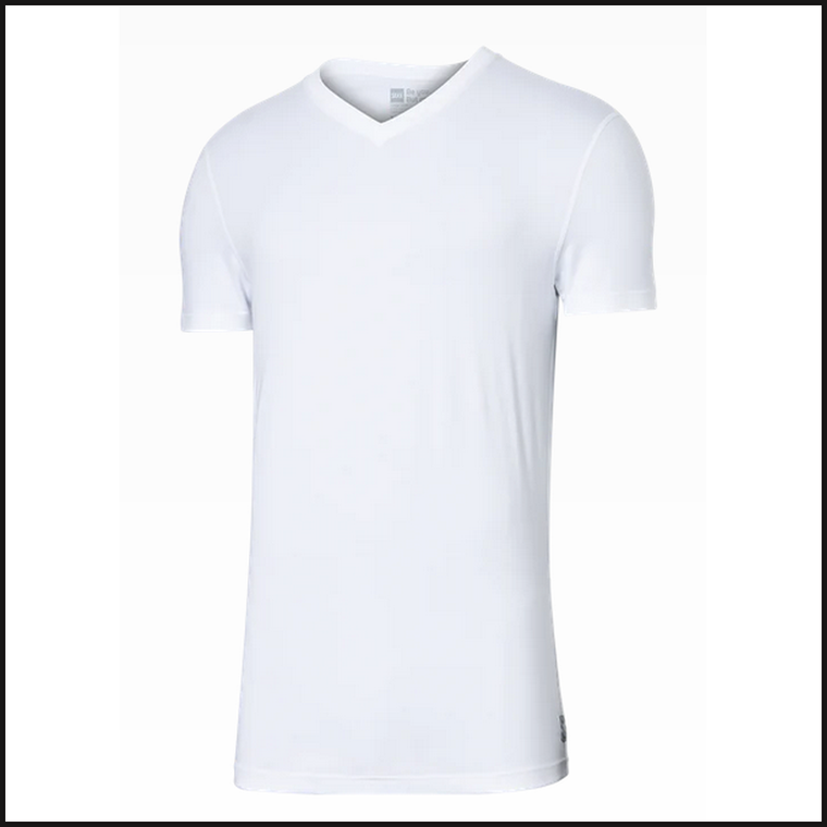 DropTemp™ Cooling Cotton V-Neck Undershirt-Undershirts-That Guy's Secret