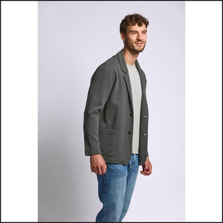 Easy Mondays Everyday Blazer Waffle in Shadow, side