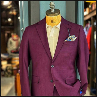 Burgundy Giles & Jasper Ultra Motion Suit - That Guy's Secret