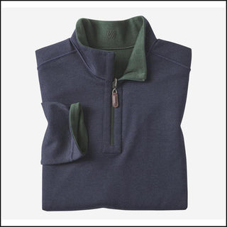 Icon Reversible Quarter-Zip - Forest/Navy - That Guy's Secret