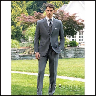 Ike Behar Grey Thomas Suit - 300M-Tuxedo Rental-That Guy's Secret