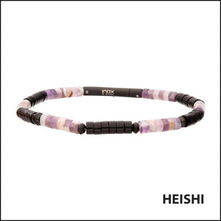 Imperial Dusk Heishi Bead Bracelet