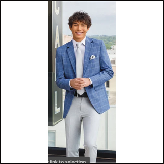 Indigo Plaid Metro Coat 325M - That Guy's Secret