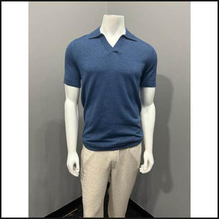 Johnny Collar Short Sleeve Sweater-Johnny Collar Shirt-That Guy's Secret