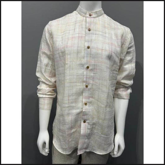 Kentucky Rainbow Linen Plaid-Button Down Shirt-That Guy's Secret