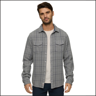 Leighton Frontier Overshirt - Grey Combo