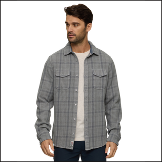 Leighton Frontier Overshirt - Grey Combo